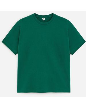 ARKET 220 Gsm Relaxed T-Shirt - Green