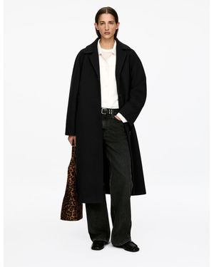 ARKET Oversized Wool-Blend Coat - White