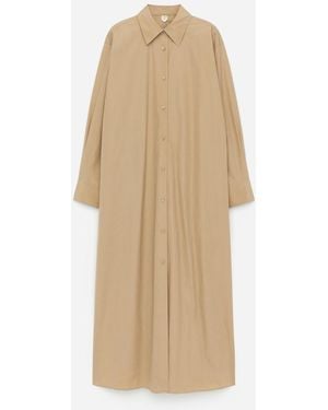 ARKET Oversized Shirt Dress - Natural