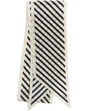 ARKET Silk Scarf - White