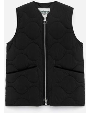ARKET And Barbour Quilted Vest - Black