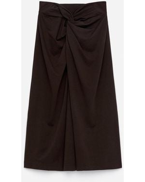 ARKET Twist Midi Skirt - Black