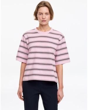 ARKET Signature Boxy T-Shirt - Pink