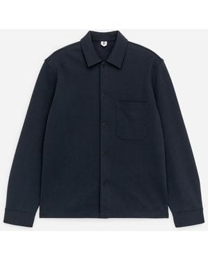 ARKET Jersey Overshirt - Blue