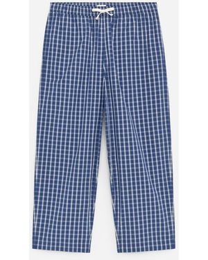 ARKET Wide Pyjama Trousers - Blue