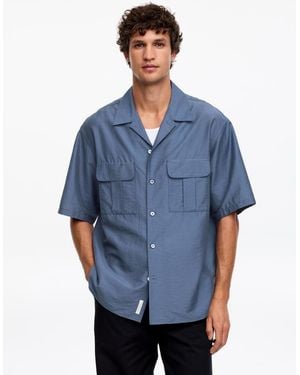 ARKET Oversized Resort Shirt - Blue