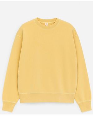 ARKET Relaxed Sweatshirt - Yellow