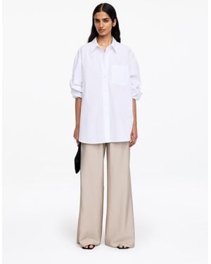 ARKET Wide Trousers - White