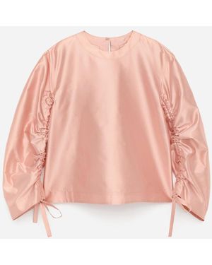 ARKET Puff Sleeve Blouse - Pink