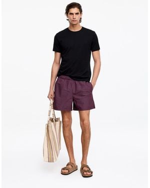 ARKET Allover-Printed Swim Shorts - Red