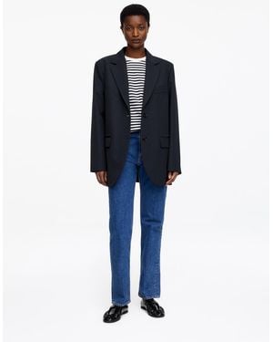 ARKET Wool-Blend Blazer - Blue