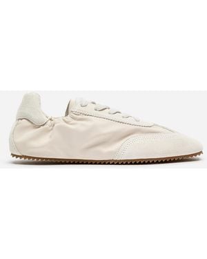 ARKET Suede Nylon Trainers - White