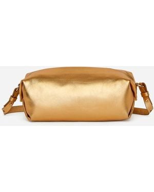 ARKET Leather Crossbody Bag - Natural