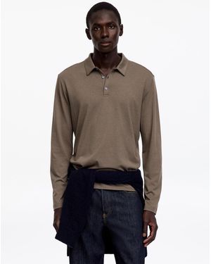 ARKET Leichtes Poloshirt - Natur