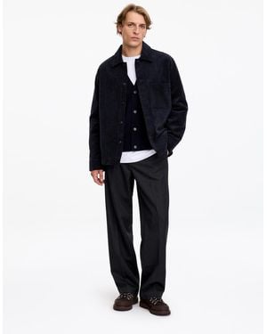 ARKET Needlecord Overshirt - Blue