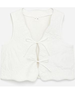 ARKET Embroidered Vest - White