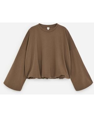 ARKET Balloon Sweatshirt - Brown