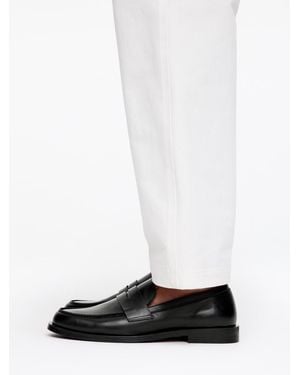 ARKET Leather Loafers - White