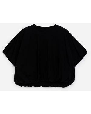 ARKET Balloon-Hem T-Shirt - Black