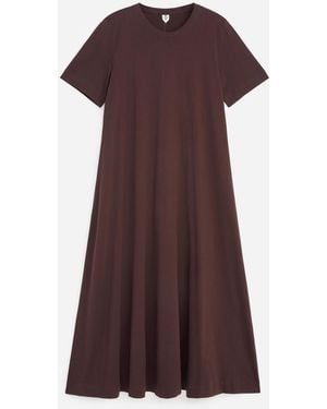 ARKET Maxi T-Shirt Dress - Red