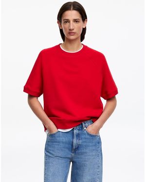 ARKET French Terry Sweatshirt - Red