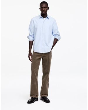 ARKET Ocean Loose Straight Corduroy Trousers - Natural