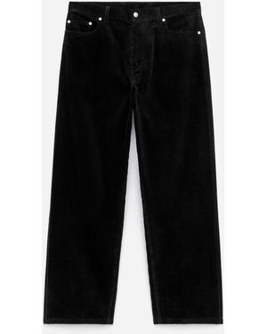 ARKET Loose Fit Courduroy Trousers - Blue