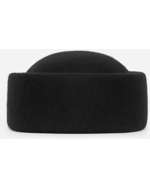 ARKET Boiled Wool Hat - Black