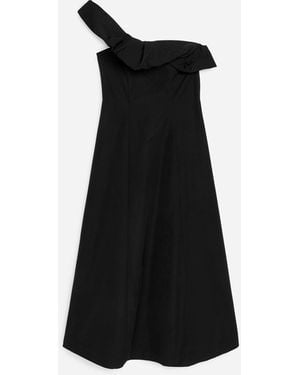 ARKET Off-Shoulder Taffeta Dress - Black