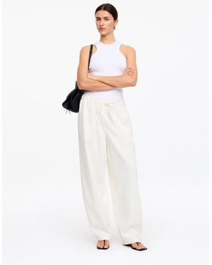 ARKET Pull-On Denim Trousers - White