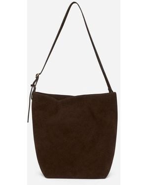 ARKET Suede Tote Bag - Brown