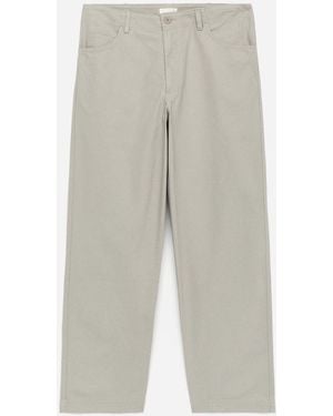 ARKET Straight Cotton Chinos - White