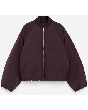 ARKET Upcycled Down Cropped Jacket - Black