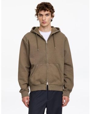 ARKET Relaxed Zip Hoodie - Natural
