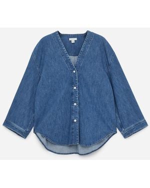ARKET Denim Blouse - Blue