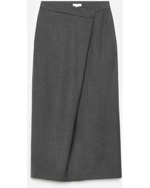 ARKET Wrap Skirt - Grey