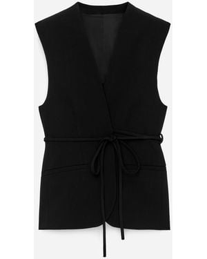 ARKET Belted Waistcoat - Black