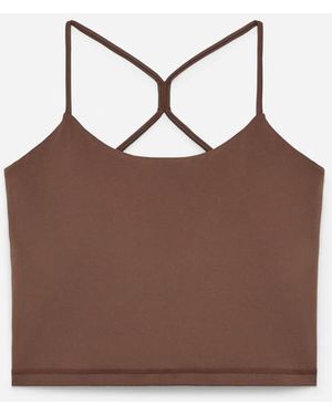 ARKET Soft Stretch Top - Brown
