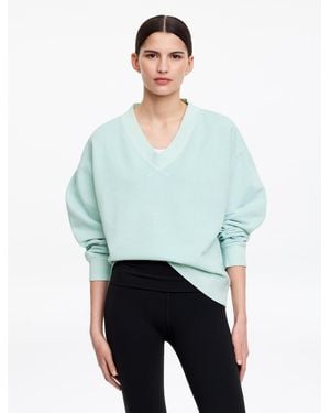 ARKET V-Neck Sweatshirt - Blue