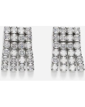 ARKET Rhinestone Earrings - Blue