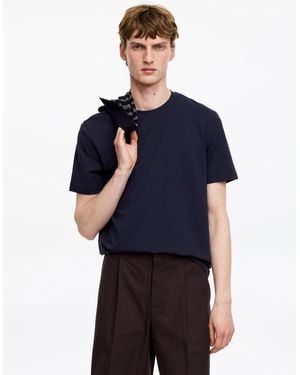 ARKET Interlock Regular T-Shirt - Blue