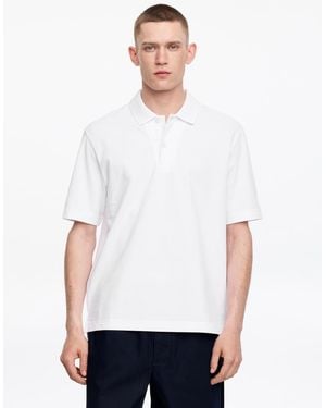 ARKET Piqué Polo Shirt - White