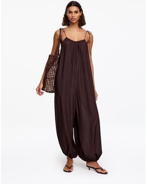 ARKET Lyocell Blend Jumpsuit - Red