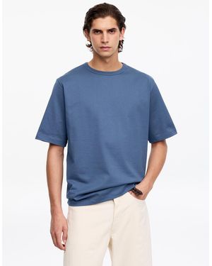 ARKET 270 Gsm Oversized T-Shirt - Blue
