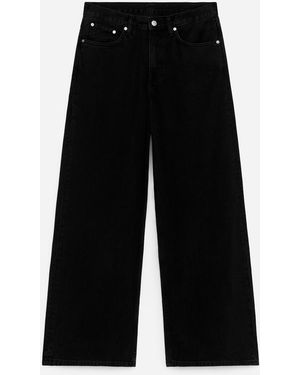 ARKET Cloud Loose Wide Jeans - Black