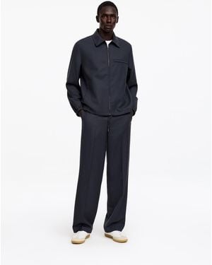 ARKET Wool Blouson - Blue