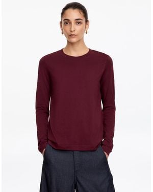 ARKET Signature Long-Sleeve T-Shirt - Red