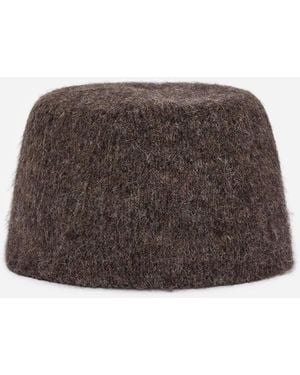 ARKET Alpaca-Wool Blend Hat - Black