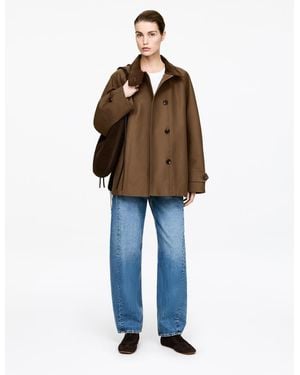 ARKET Corduroy-Collar Jacket - Blue