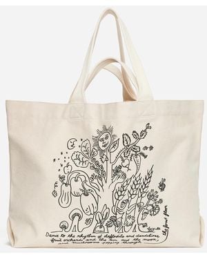 ARKET Café Canvas Tote - White